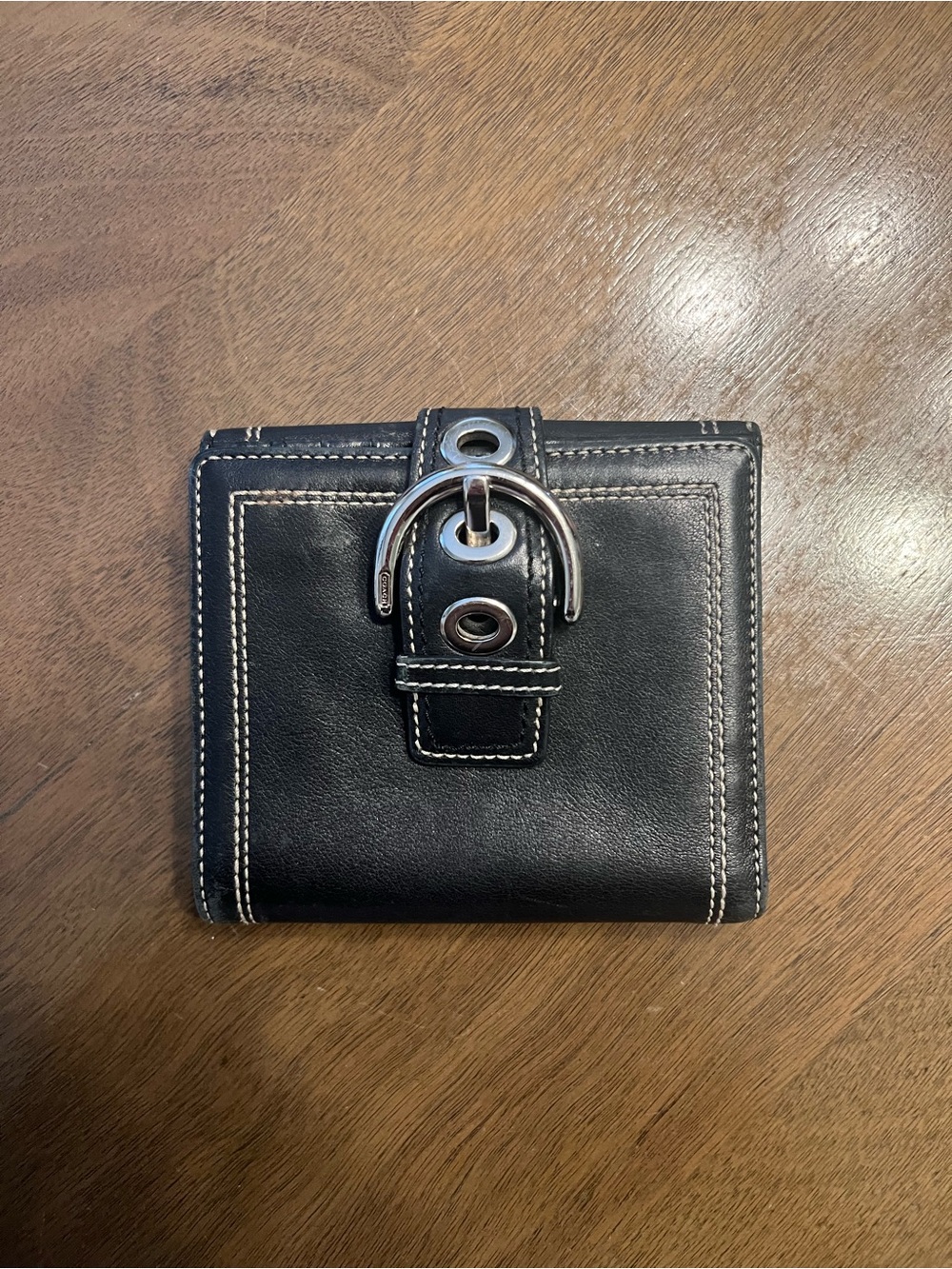 Vintage Coach Black Leather SoHo Walket